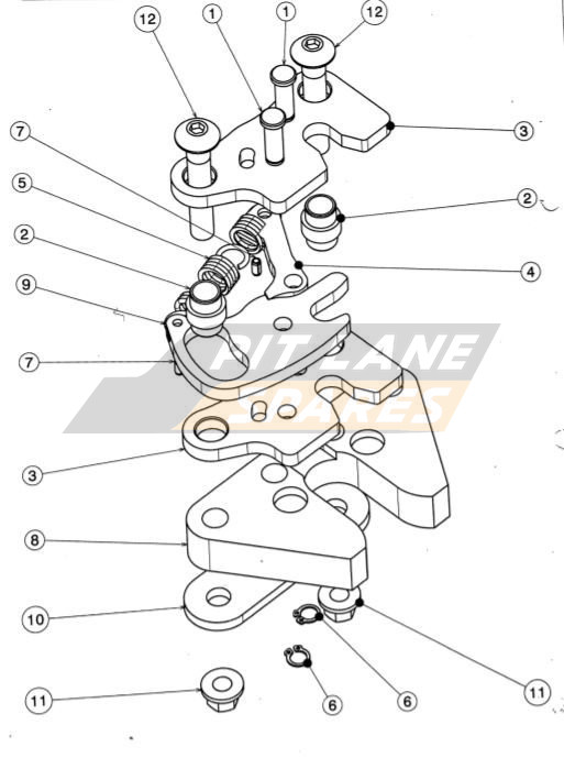 LOWER LATCH ASSY